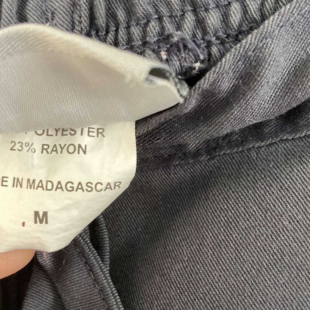 Gray Scrub Drawstring Pants - Picture 3 of 4